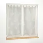 Paire droite passants 2 x 60 x 160 cm voile sable brode berry Taupe