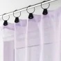 Panneau a anneaux 140 x 240 cm voile tisse linka Lilas