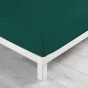 Pack parure de couette guinea vert 240 x 220 cm + drap housse 140 x 190 x 30 cm Pétrole