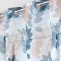 Panneau a oeillets 140 x 280 cm voile sable imprime belline Blanc/bleu