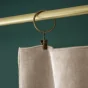 Rideau ajustable + 8 anneaux pince  140 x 270 cm velours de coton César Pampa naturel