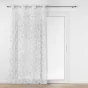 Panneau a oeillets 137 x 280 cm voile sable imprime lunile Gris
