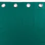 Rideau a oeillets 140 x 260 cm 100% occultant/microfibre unie obscure Emeraude