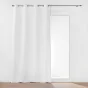 Rideau tamisant 135 x 260 cm isolant thermique Micropolar Blanc