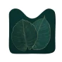 Tapis contour wc 45 x 45 cm microfibre imprimée Jade