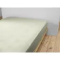 Drap Housse Double Gaze de Coton Vert d'eau – 200 x 200 cm – Bonnet 30 cm
