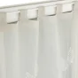 Paire droite passants 2 x 60 x 160 cm voile sable brode berry Taupe