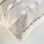 Coussin dehoussable compresse 60 x 60 cm coton/polyester fantaisie santos Sans