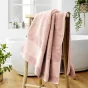Drap de bain 90 x 150 cm éponge unie garance rose poudré Rose