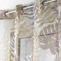 Voilage a oeillets 140 x 240 cm voile sable imprime metallise mogador Sans