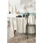 nappe rectangle 150 x 350 cm gaze de coton tissée teinte vickie pampa