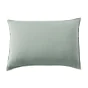 Taie d'Oreiller 50 x 70 cm en Lyocell Uni Lysandre Vert Lichen