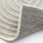 Tapis rectangle 120 x 170 cm tissé plat relief Ezio