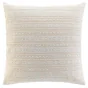 Coussin dehoussable compresse 60 x 60 cm polycoton fantaisie+fils metal ilies Sans