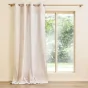 Rideau a oeillets 140 x 240 cm polycoton Imprime Palmier Saharis