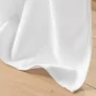 Lot de 2 Rideau a oeillets 140 x 260 cm velours à relief Verra Blanc