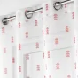 Panneau a oeillets 140 x 240 cm voile sable imprime geokid Rose