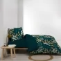 Housse de couette 240 x 220 cm coton 57 fils + 2 taies Nelida