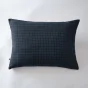 Taie d'oreiller gaze de coton tissée 50 x 70 cm gaïa mix Bleu  marine
