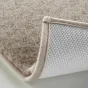 Tapis rectangle 60 x 90 cm imitation fourrure feline Taupe