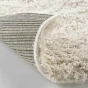 Tapis rectangle 120 x 170 cm shaggy uni tango Naturel