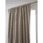 Rideau Occultant Galon Fronceur 140 x 260 cm Blackout & Polaire Bjorn Beige