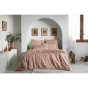 Housse de Couette 240 x 220 cm - Satin d’Eucalyptus Uni Lysandre Blush