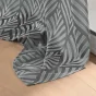 Rideau a oeillets 140 x 260 cm jacquard victoria Gris