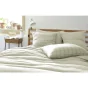 Taie d'oreiller gaze de coton tissée  60 x 60 cm Gaia Match Vert d'eau