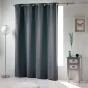 Rideaux occultant double face  a oeillets 135 x 240 cm uni Ardoise