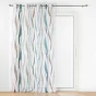 Panneau a oeillets 140 x 240 cm voile sable imprime lisana Sans