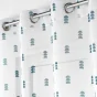 Panneau a oeillets 140 x 240 cm voile sable imprime geokid Petrole