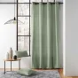 Lot de 2 Rideaux a oeillets 135 x 260 cm coton recyclé Twily Sauge