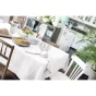 Nappe rectangle 150 x 250 cm Gaze de coton Blanc