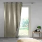 Rideau isolant phonique thermique occultant 140 x 260 cm Darko Noisette