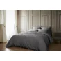 Housse de couette 260 x 240 cm bambou de satin 120 fils Salomé Anthracite