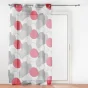 Voilage a oeillets 140 x 240 cm voile sablé imprimé Merlin