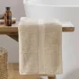 Serviette de toilette 50 x 90 cm éponge 600 gr Elegance Noisette