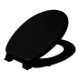 Abatt. wc charnieres plastique 18 pouces mdf uni vitamine sdb Noir