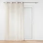 Voilage a oeillets 140 x 240 cm voile sablé imprimé Maddy Ocre