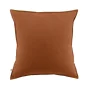 Taie d'oreiller chaude flanelle 63 x 63 cm Candice Orange