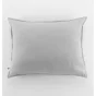 Pack Housse de couette en flanelle 140x200 cm + 1 taie 50x70 + drap housse 90x190 Gris