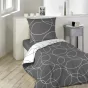 Pack housse de couette réversible 140x200 cm en microfibre Elton+ dh 90x190x30 Blanc