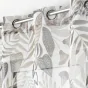 voilage grande hauteur 140 x 280 cm voile sablé imprimé Tilda Blanc