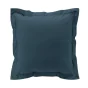 Taie d'oreiller vp 63 x 63 cm percale uni 78 fils percaline  +p bourdon Bleu Nuit