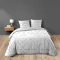 Housse de couette 260 x 240 cm coton 42 fils + 2 taies Etna
