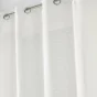 Panneau a oeillets 140 x 240 cm effet lin tisse fils coupes cyrielle Sans