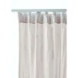 Rideau Galon Fronceur 140 x 240 cm - Double Gaze de Coton  - Uni Gaïa Blanc