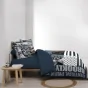 Housse de couette 240 x 220 cm coton 42 fils + 2 taies Brooklyn
