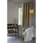 Lot de 2 Rideaux occultant luxe spécial petites fenêtres 140 x 180 cm Obscure Beige